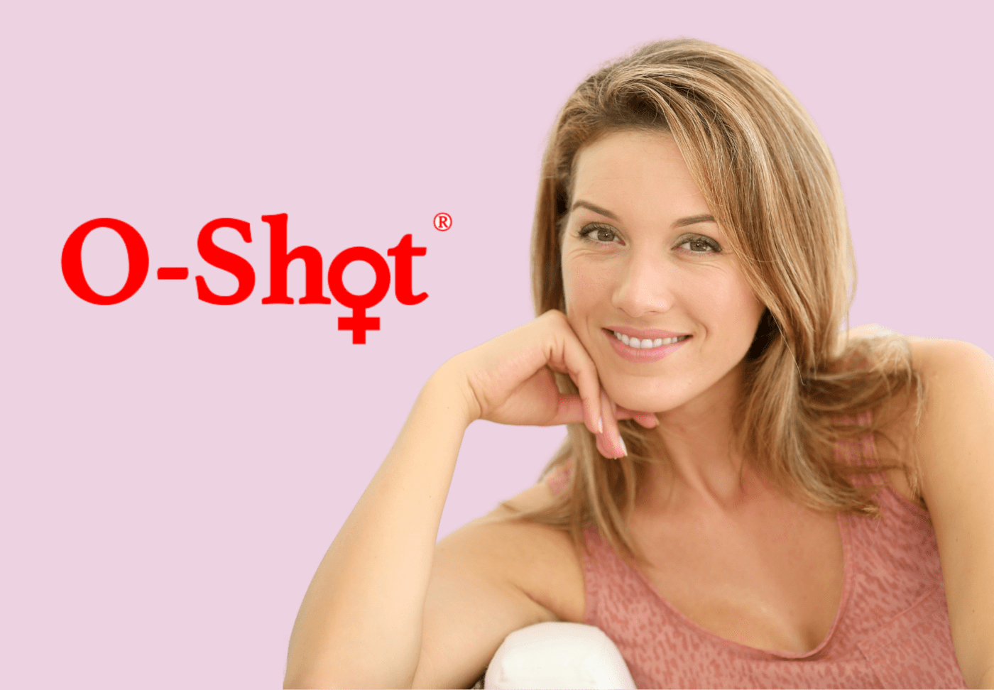O-Shot logo with model woman.
